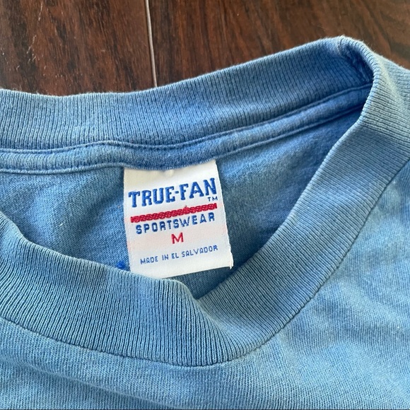 Vintage NBA Orlando Magic Mens Shirt Blue Size Medium True Fan Faded Distressed - Picture 3 of 8